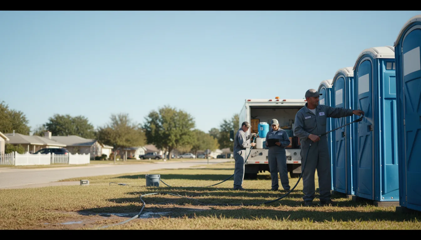 Long-Term Portable Toilet Rental in West Point, TX near me